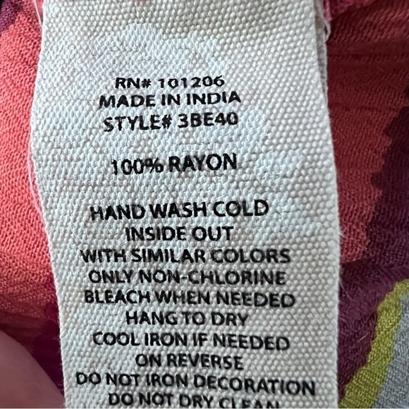 Soft Surroundings Colorista Sequin Striped Colorful Tunic Short Sleeve Top - Picture 13 of 13